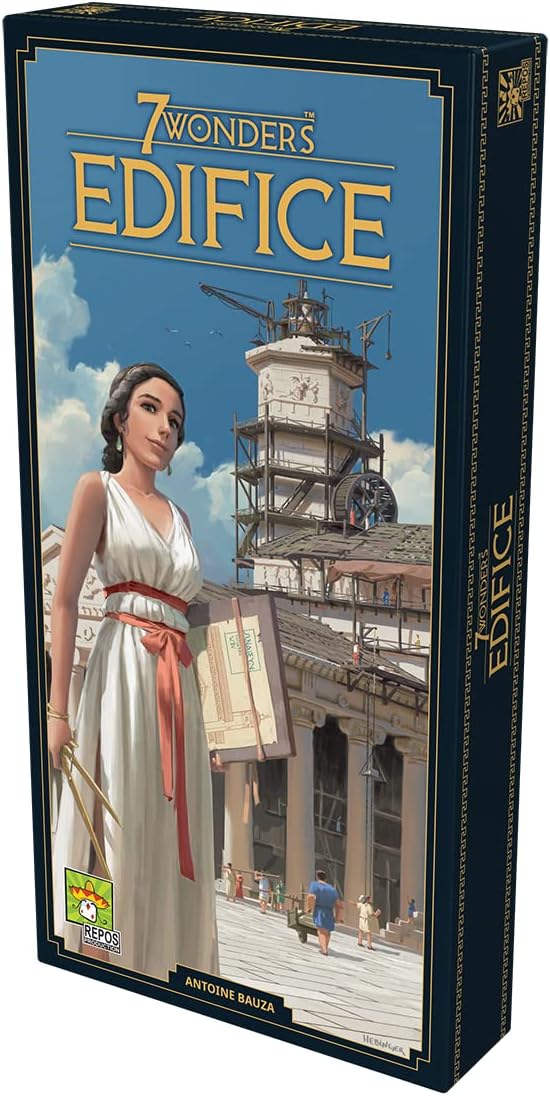 Asmodee | Repos Production | 7 Wonders – Edifice | Erweiterung | Kennerspiel | Strategiespiel | 3-7 Spieler | Ab 10+ Jahren | 30 Minuten | Deutsch