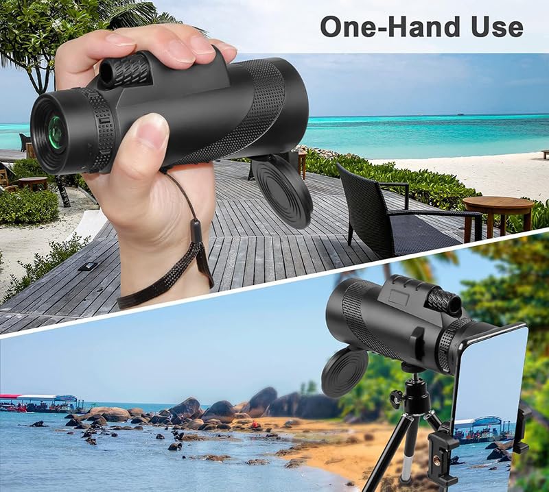 Monokular Teleskop mit 8 facher Vergrößerung für Vogelbeobachtung und Wandern