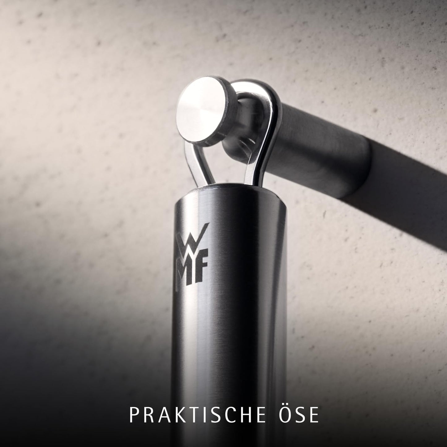 WMF Profi Plus Kartoffelschäler Pendelklinge 19 cm, Pendelschäler einschneidig, Sparschäler, Gemüseschäler, Cromargan Edelstahl teilmattiert, spülmaschinengeeignet