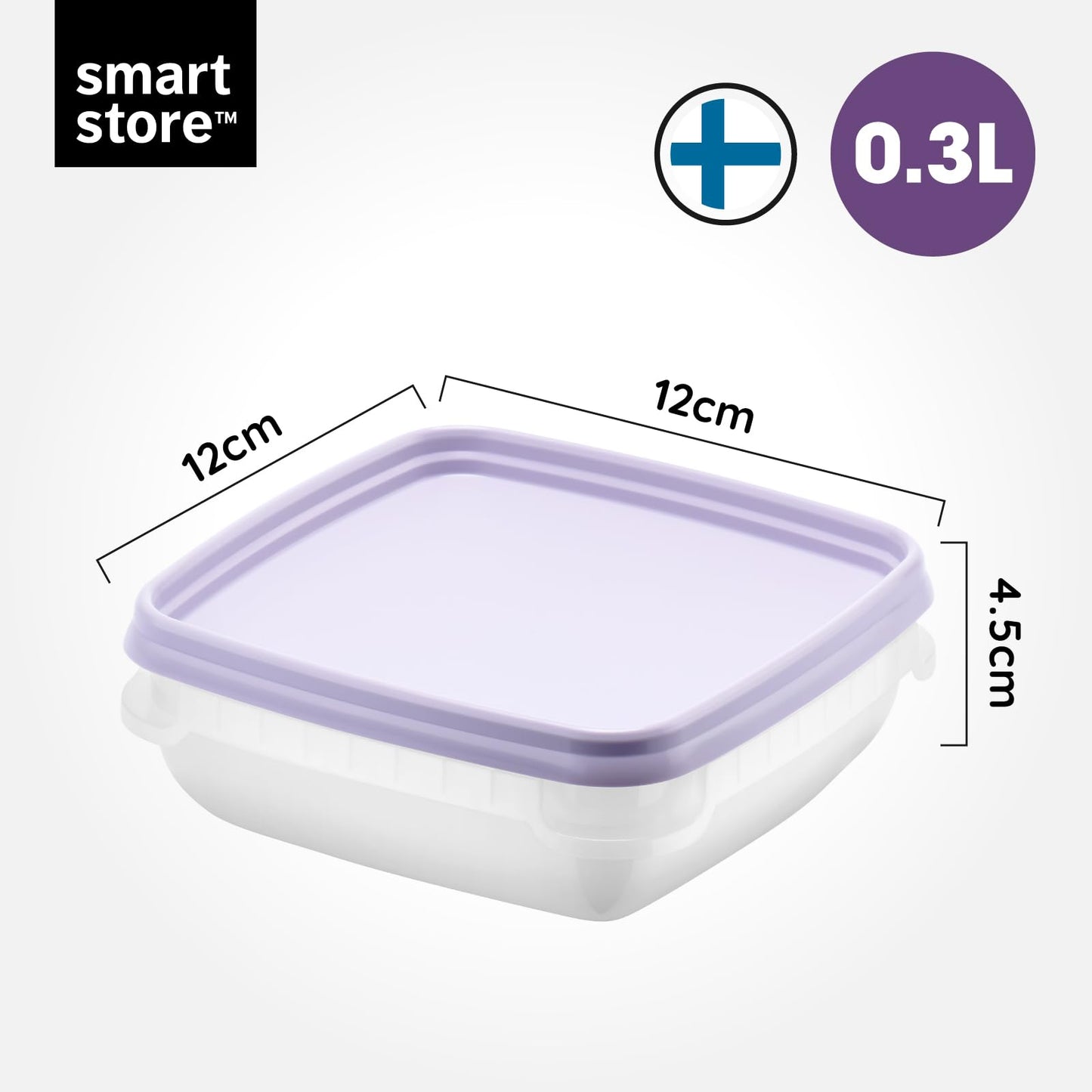 SmartStore Frischhaltedosen 0 3L 6er Set geeignet für Kühlschrank