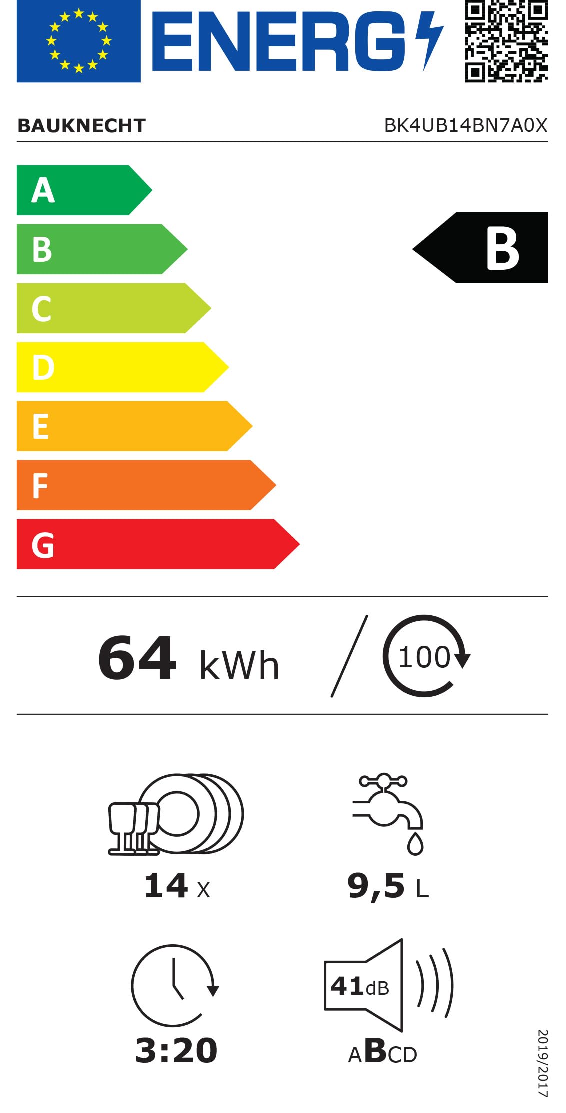 Bauknecht BK4FB14BN7A0X Freistehender-Geschirrspüler/ 60 cm/ActiveDry–Türöffnungssystem/Startzeitvorwahl/MultiZone–separates Ober-oder Unterkorbspülen/Besteckschublade–flexibel beladbar