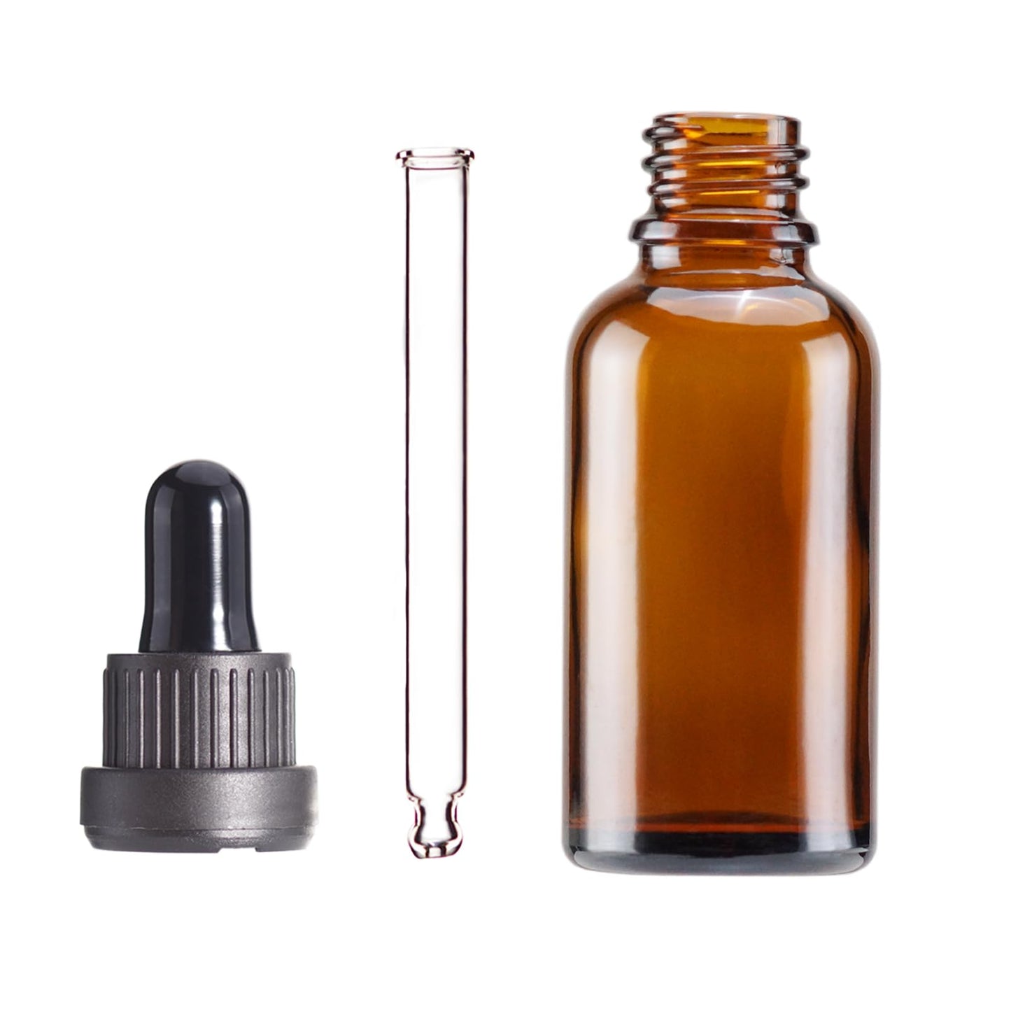 Pipettenflasche Braunglas 30ml Set mit Pipette für Aromatherapie und Duftöle