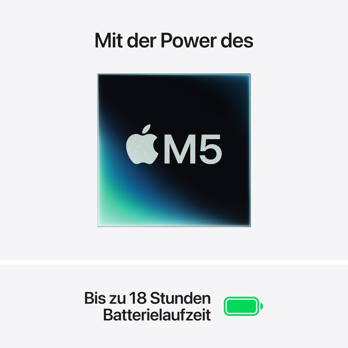 Apple 15" MacBook Air Laptop, M5 Chip mit 10‑Core CPU und 10‑Core GPU: Entwickelt für KI, 15,3" Liquid Retina Display, 16 GB gemeinsamer Arbeitsspeicher, 512 GB SSD, Touch ID, WLAN 7; Mitternacht