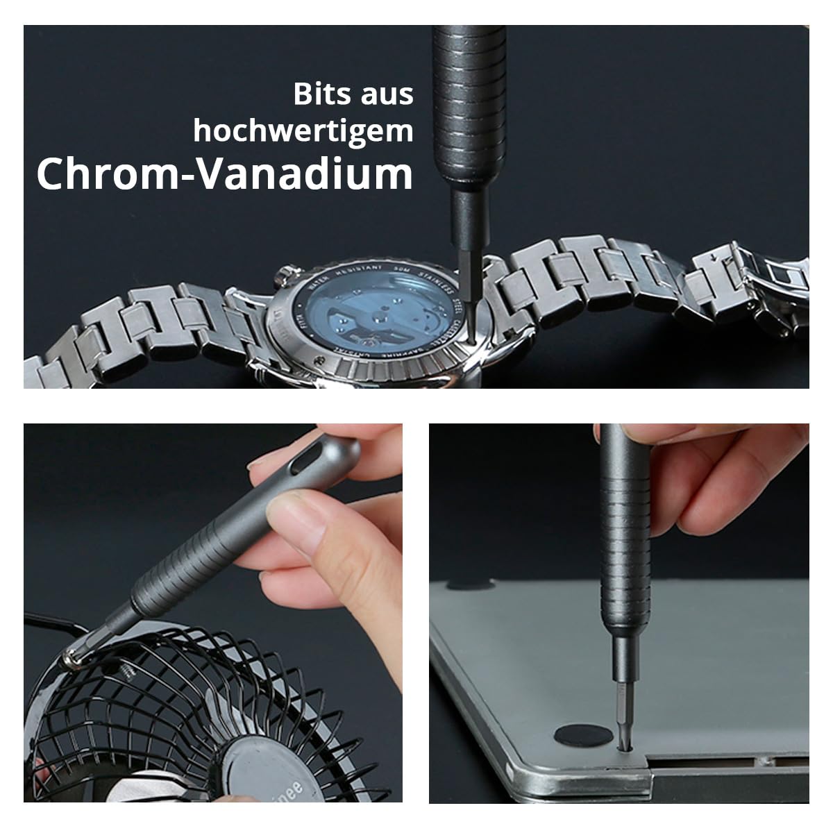 Präzisions Schraubendreher Set 51 teilig für Feinmechanik