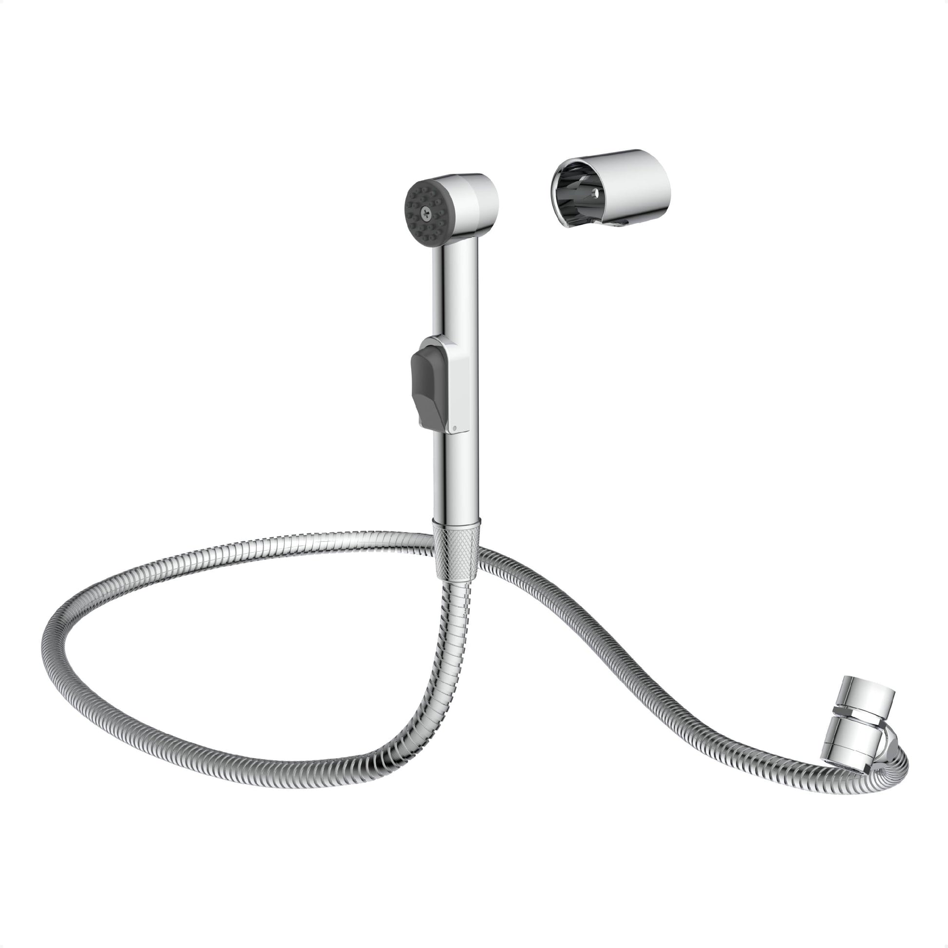 Handbrause Waschbeckenbrause Chrom mit Schlauch und Adapter für Küche Bad-EISL