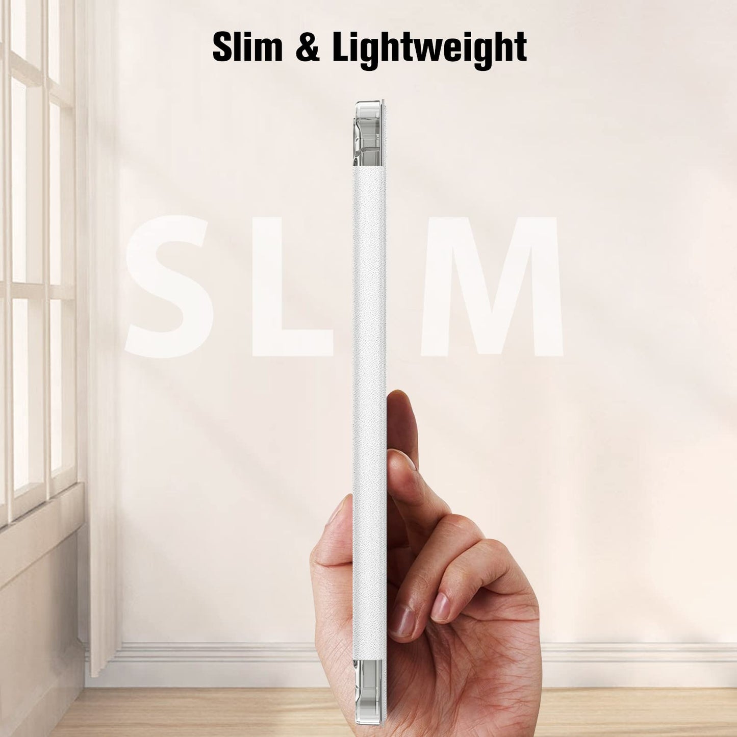 Ultradünne Schutzhülle für Tablets, 11 und 10,9 Zoll, Silber