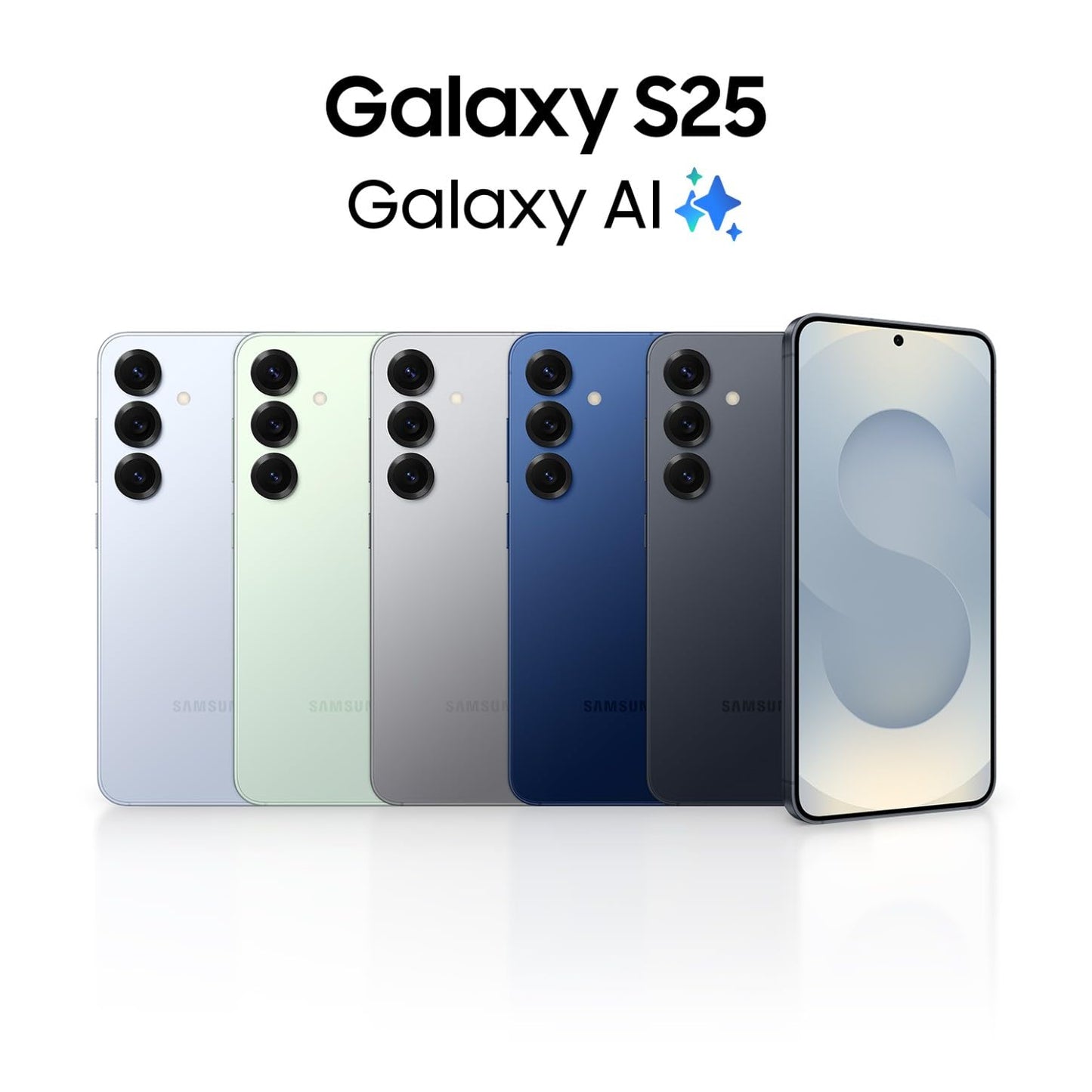 Samsung Galaxy S25 AI Smartphone mit Galaxy AI, Ohne Vertrag, Handy mit Android, 12 GB RAM, 256 GB Speicher, 50-MP-Kamera, Navy, 3 Jahre Herstellergarantie [Exklusiv auf Amazon]