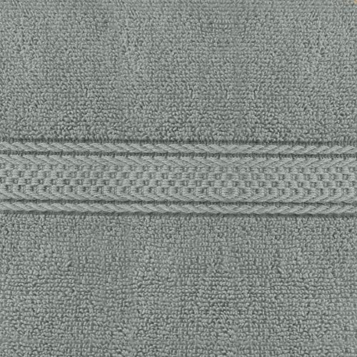 Utopia Towels - Handtücher Set aus Baumwolle - 100% Baumwolle ultraweich und sehr saugfähig, 41x71 cm - 6er Pack (Kühl Grau)