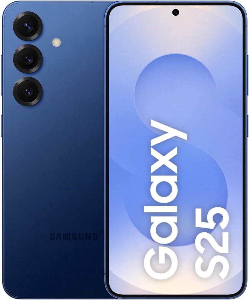 Samsung Galaxy S25 AI Smartphone mit Galaxy AI, Ohne Vertrag, Handy mit Android, 12 GB RAM, 256 GB Speicher, 50-MP-Kamera, Navy, 3 Jahre Herstellergarantie [Exklusiv auf Amazon]