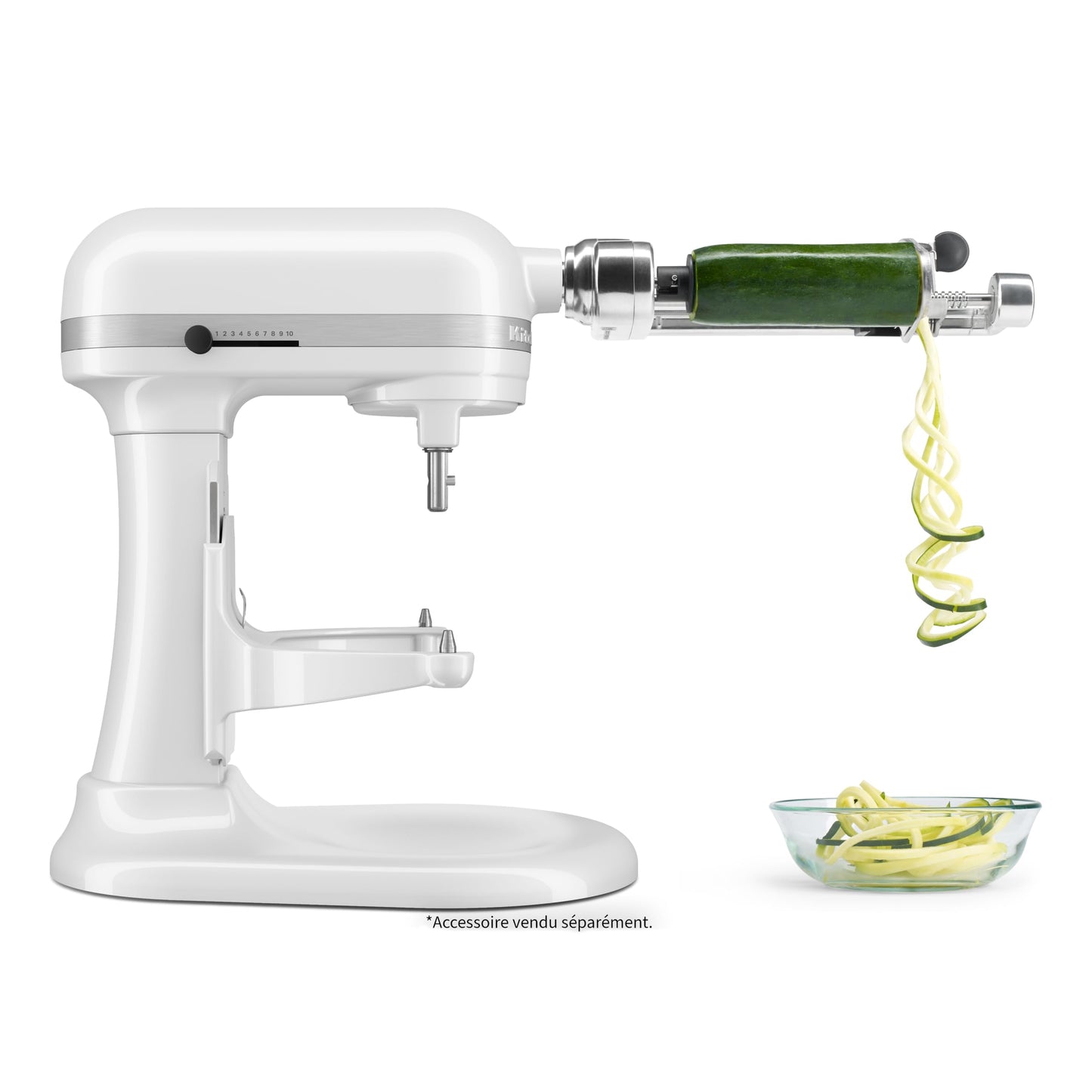 KitchenAid HEAVY DUTY KÜCHENMASCHINE MIT SCHÜSSELHEBER 5,2 L - WEISS 5KSM55SXXEWH