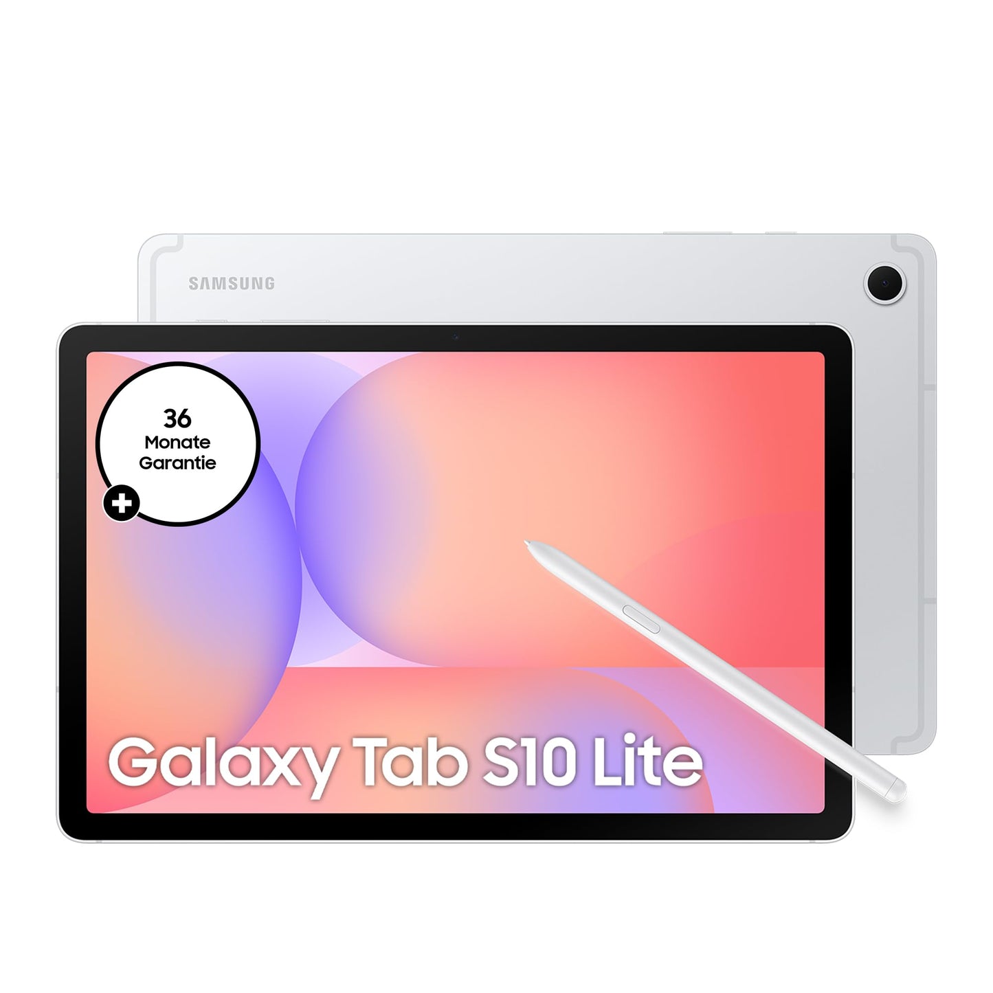 Samsung Galaxy Tab S10 Lite AI Tablet, Android Tablet, 6 GB RAM, 128 GB Speicher, 27,7 cm/10,9" Display mit 90 Hz, Inkl. S Pen, Wi-Fi, Silver, 3 Jahre Herstellergarantie [Exklusiv auf Amazon]