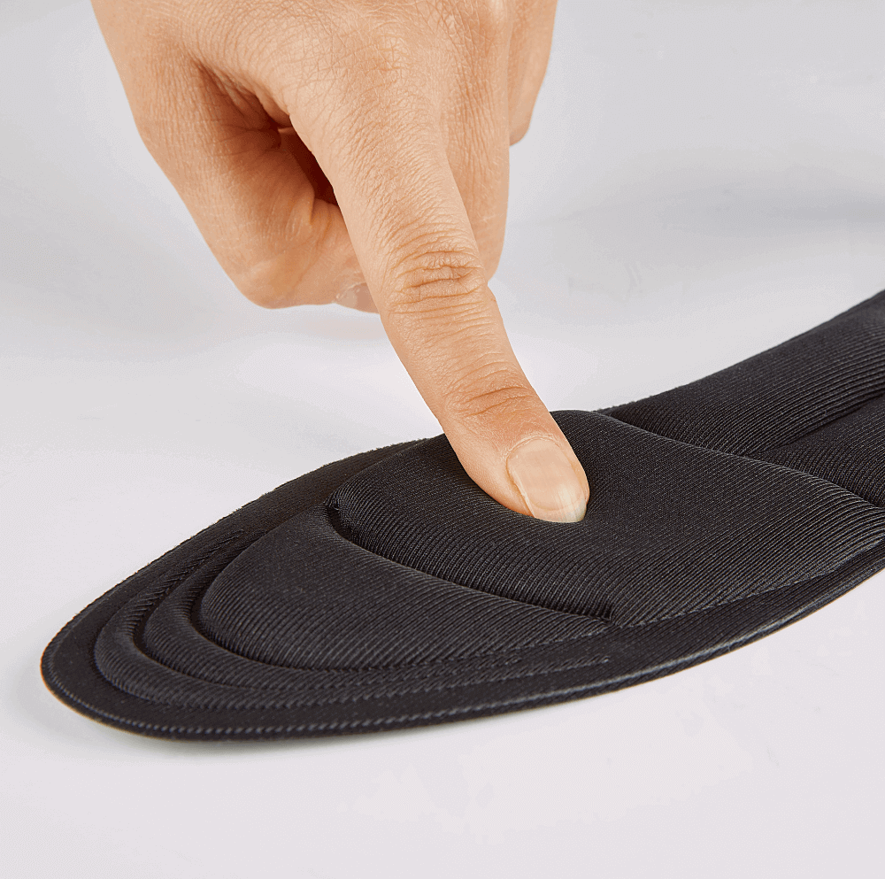 Einlegesohle mit Fersenpolster