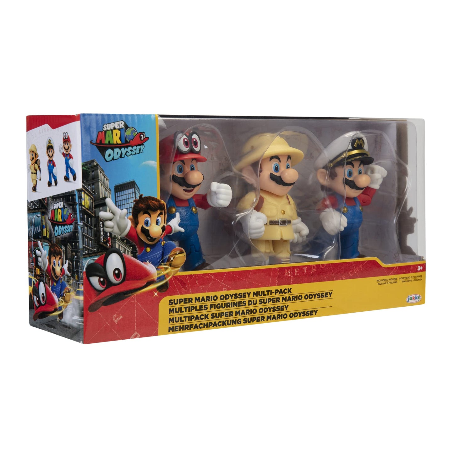 Nintendo SUPER MARIO 406534 Odyssey 3er Pack, 10 cm