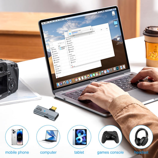 Multifunktionaler USB C OTG Adapter mit 100W Schnellladen