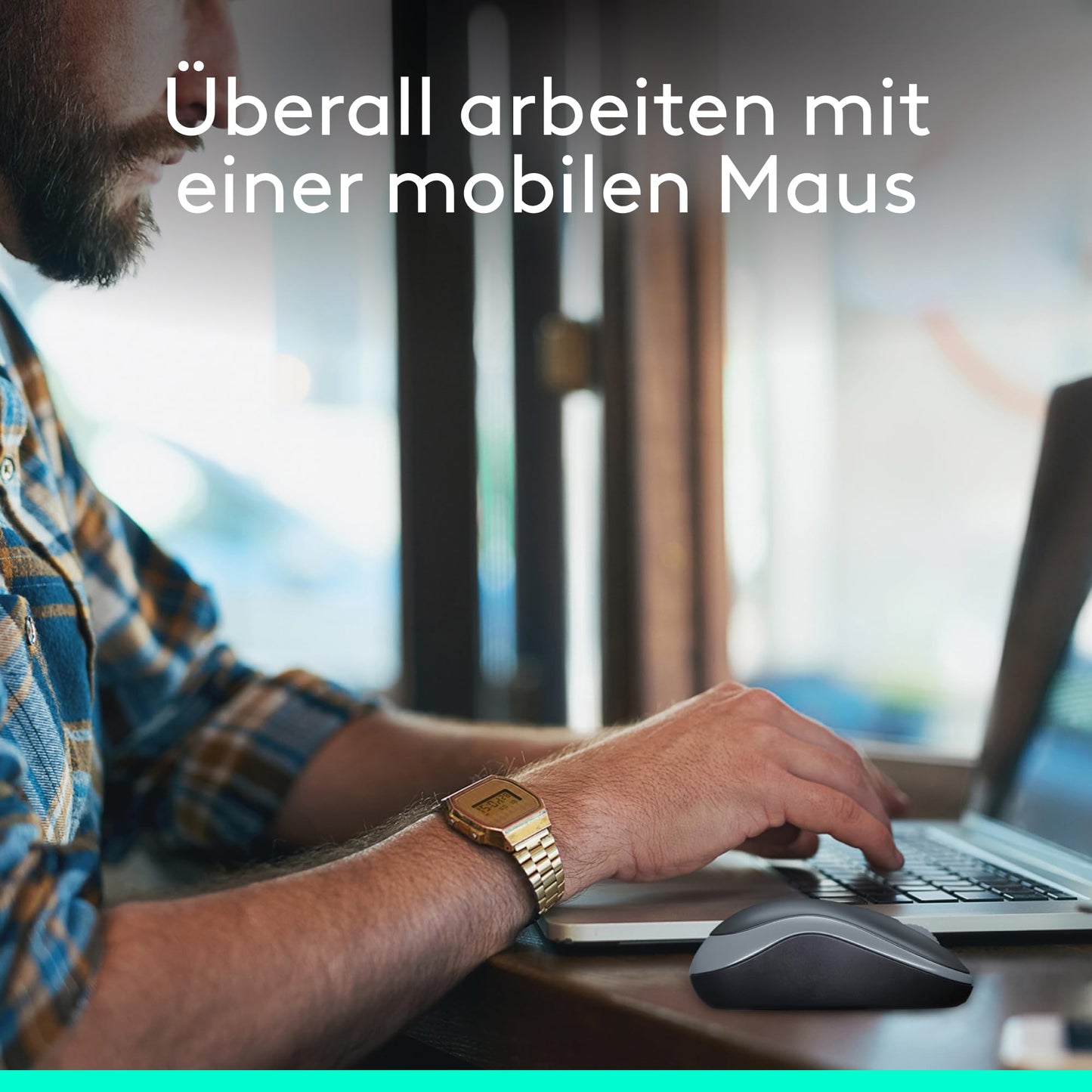 Kabellose Maus mit langanhaltender Batterie und ergonomischem Design