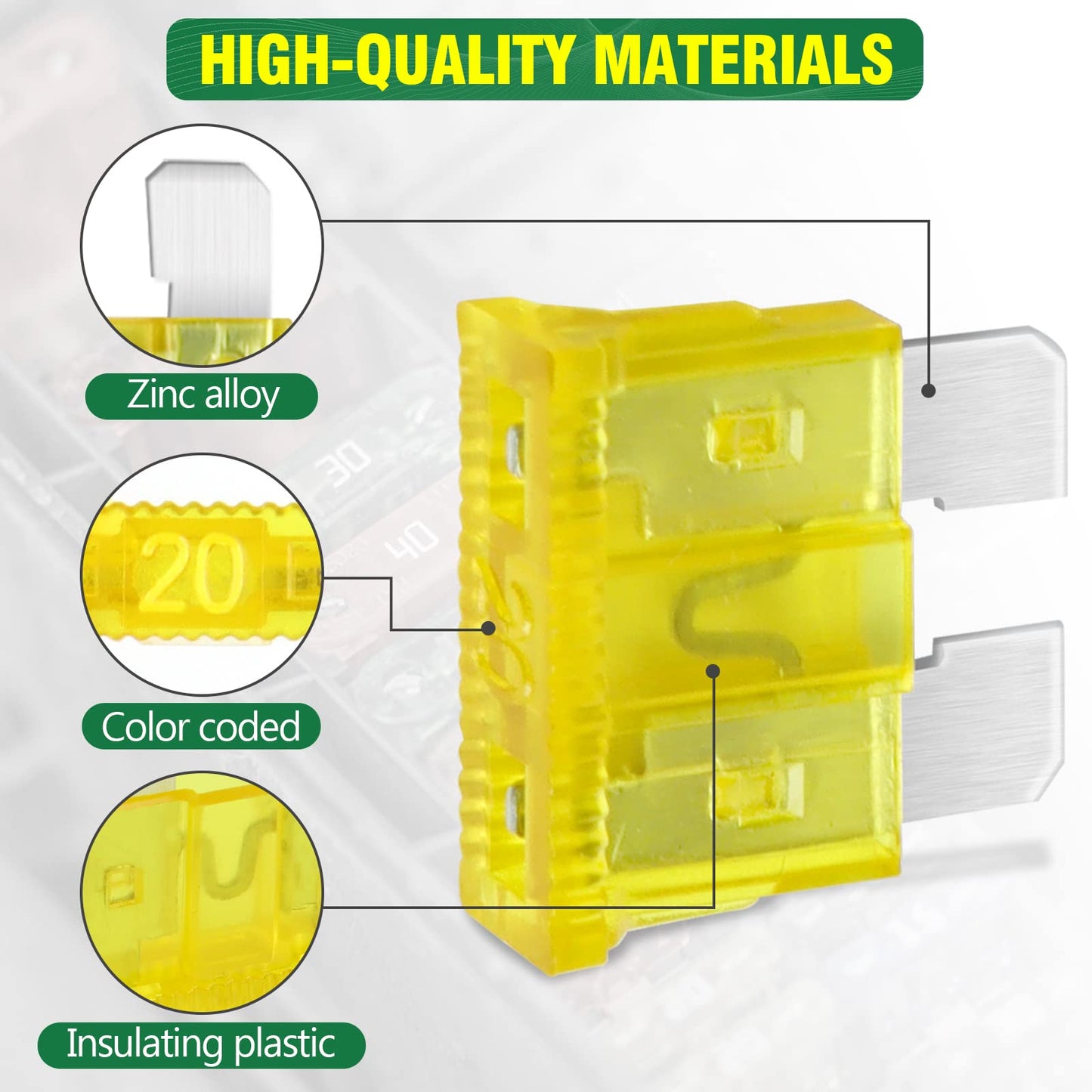 Standard Kfz Sicherungs Set 80 Teilig Mit Sicherungszieher