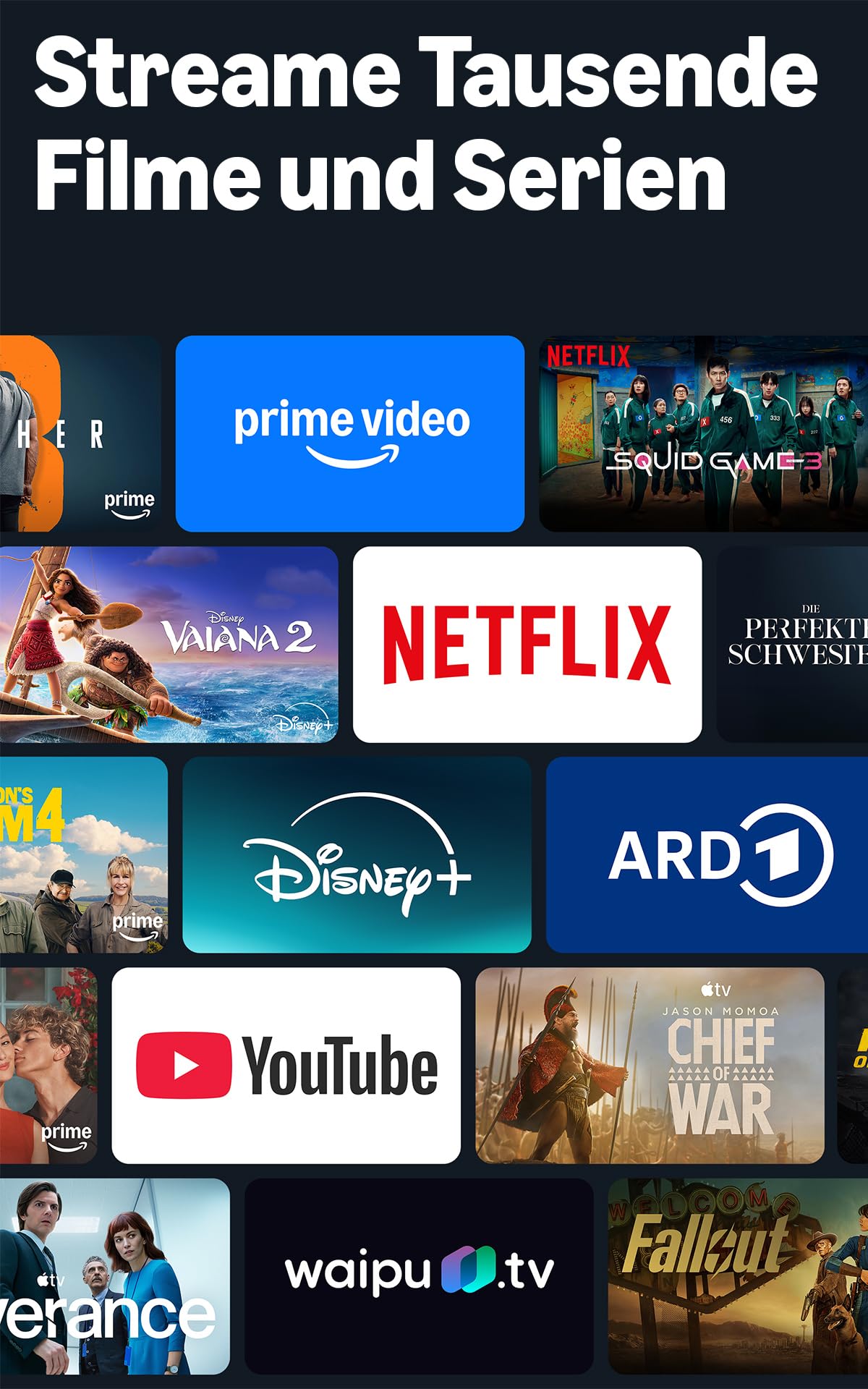 Amazon Fire TV Stick 4K Plus, mit Unterstützung für Wi-Fi 6 sowie Streaming in Dolby Vision/Atmos und HDR10+, finde Serien schneller mit Alexa+