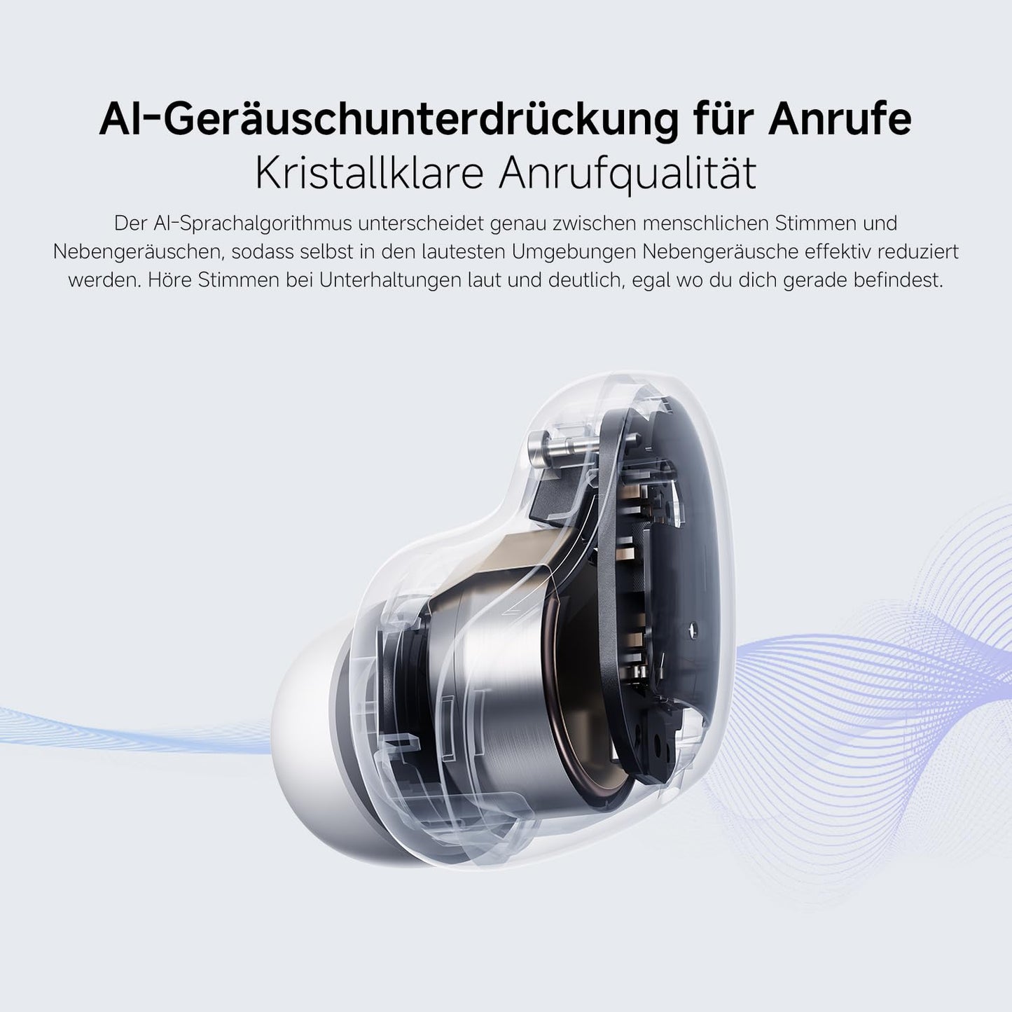 Redmi Buds 6 Play - In-Ear Kopfhörer, 36h Akkulaufzeit, 10mm Dynamik-Treiber mit 4 EQ-Einstellungen, AI-Geräuschunterdrückung für Anrufe, Bluetooth 5.4, Schnellladen für 3h Musik in 10 Minuten, Black