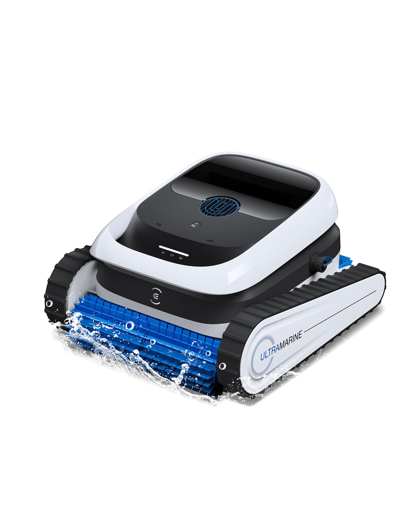 ECOVACS Ultramarine P1 Poolroboter für Boden und Wände, 180 Min. Akku, bis zu 180m², 4800 GPH UltraPure-Saugkraft, Pool-Saugroboter mit App, Doppelschicht-Filter, SmartNavi-Navigation (White)