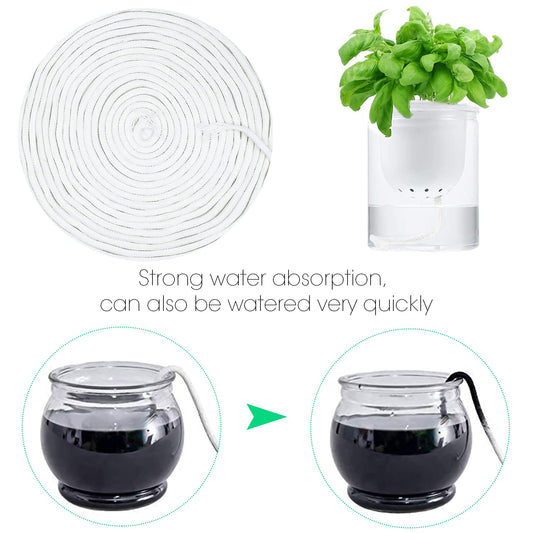 Automatisches Baumwoll Bewaesserungsseil 20m Tropfbewaesserung DIY Pflanzen-QIQN