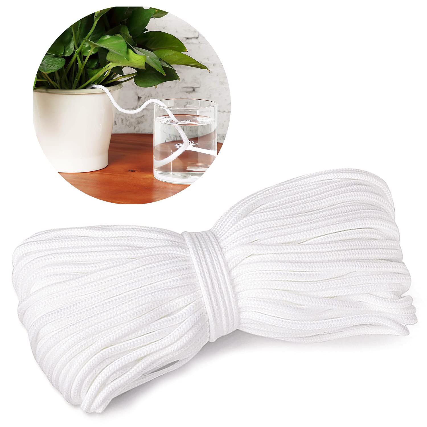 Automatisches Baumwoll Bewaesserungsseil 20m Tropfbewaesserung DIY Pflanzen-QIQN