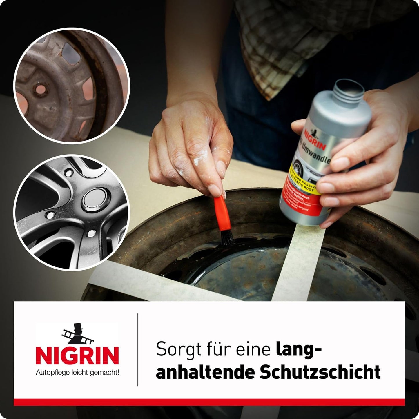 NIGRIN Rostumwandler 200ml – Selbstaktive Rostentfernung