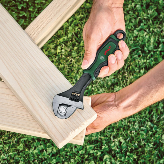 Bosch Rollgabelschlüssel 200mm (hochwertig und robust; langlebig; Softgrip; geschmeidiges Öffnen bis zu 32mm)