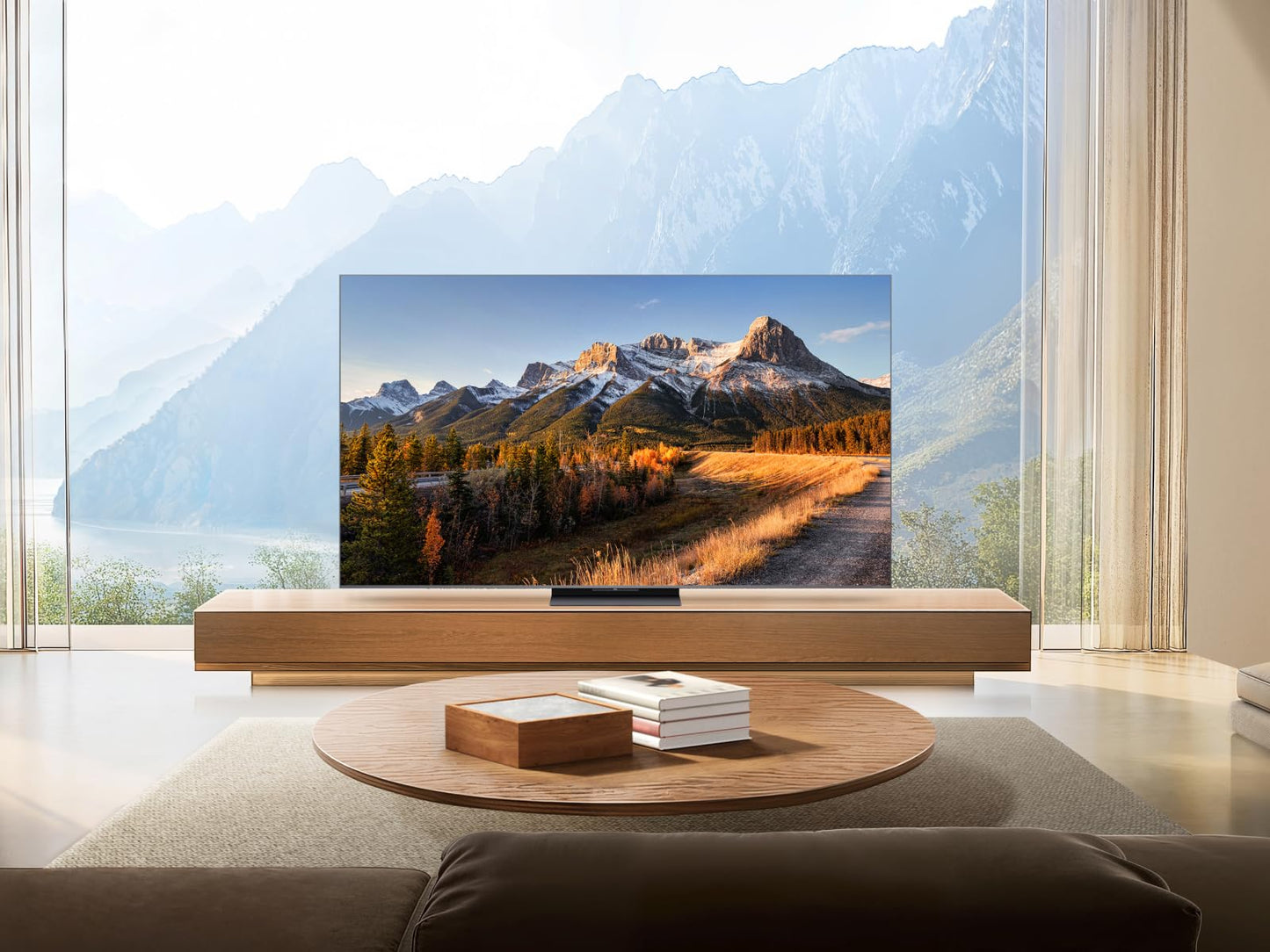 TCL 75Q8C 75 Zoll QD-Mini LED Fernseher, 4K HDR Premium 4500, ZeroBorder™, Smart Google TV, CrystGlow WHVA Panel, Audio von Bang & Olufsen, 144Hz Motion Clarity Pro, Dolby Vision IQ & Atmos