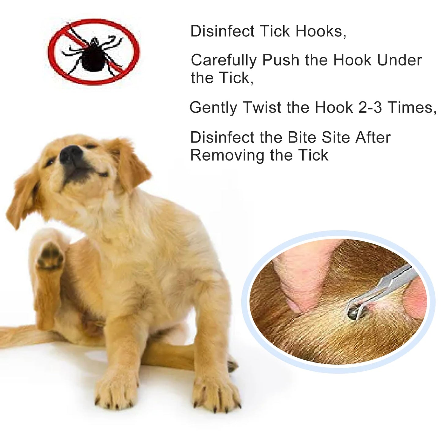 Profi Edelstahl Zeckenzange 2 in 1 sicher und zuverlässig für Hund und Katze-Nutabevr