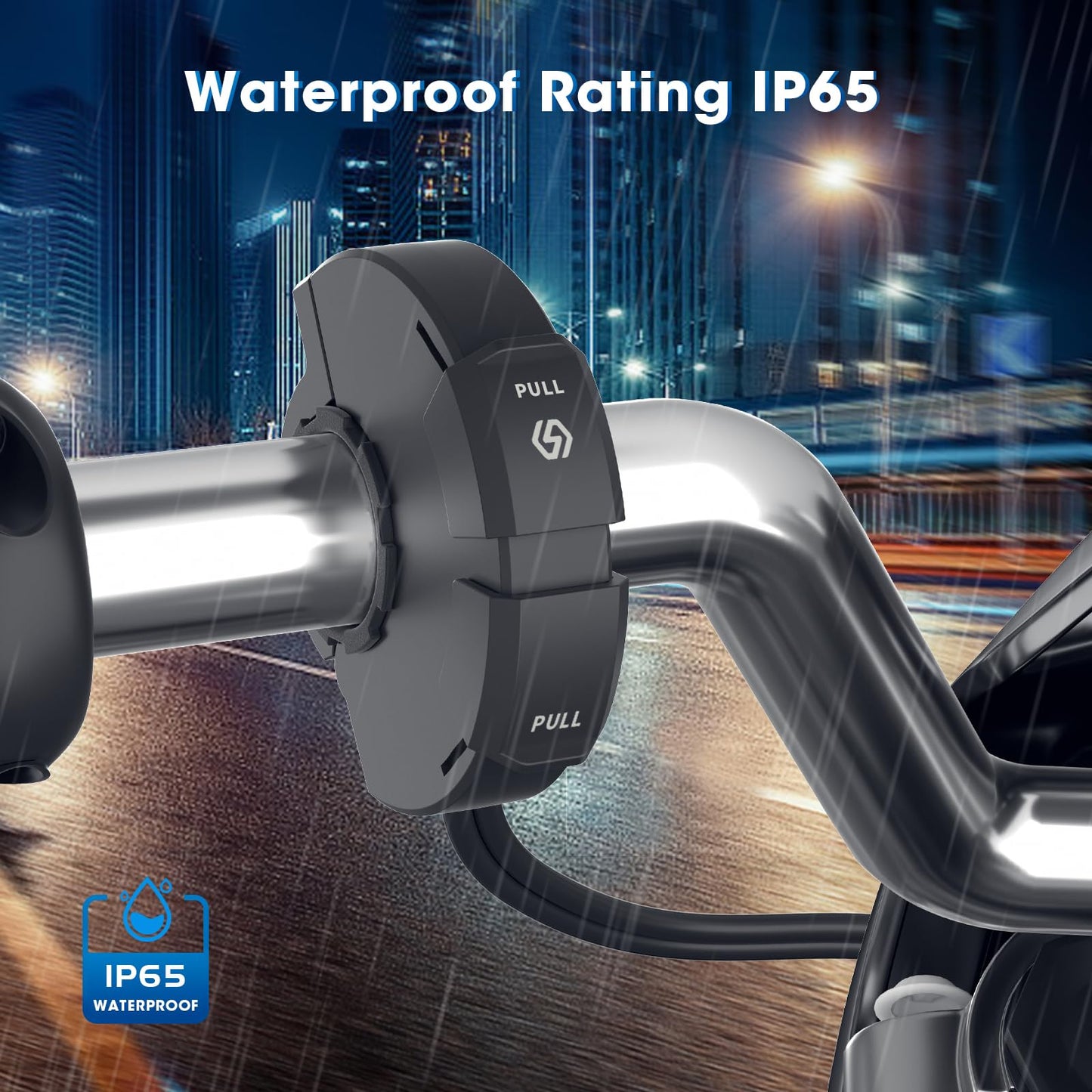 USB C Steckdose 12V Motorrad Ladegerät 48W Wasserdicht IP65