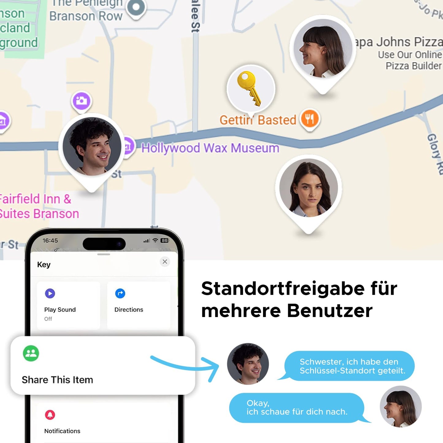 UGREEN FineTrack Duo 4 Pack für iOS & Android, USB C aufladbarer GPS Tracker kompatibel mit Apple Find My oder Google Find Hub, 12 Monaten Laufzeit, Schlüsselfinder für Backpack, Koffer, Pass usw.