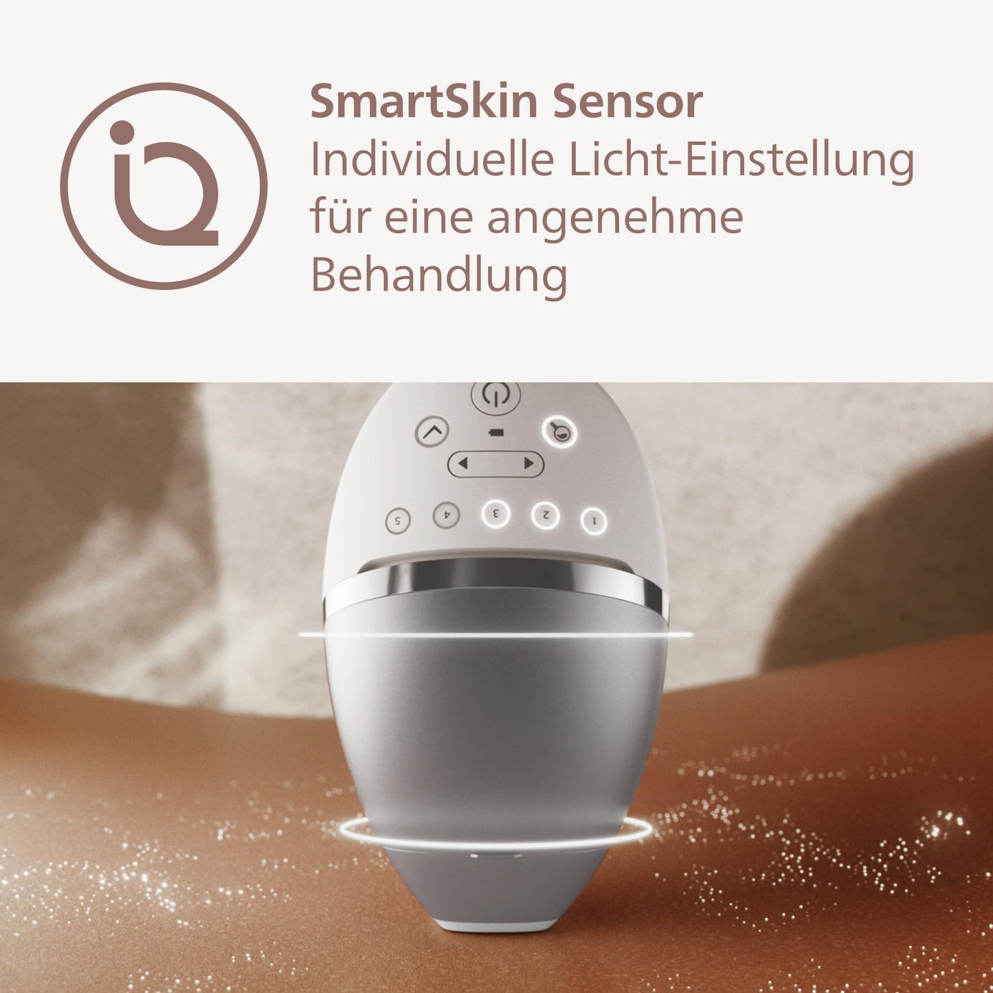Philips Lumea IPL 8000 Series - IPL Geräte Haarentfernung für bis zu 2 Jahre seidig-glatte Haut¹ mit 3 Aufsätzen für Körper & Gesicht, Alternative zur Laser-Haarentfernung (BRI946/00)