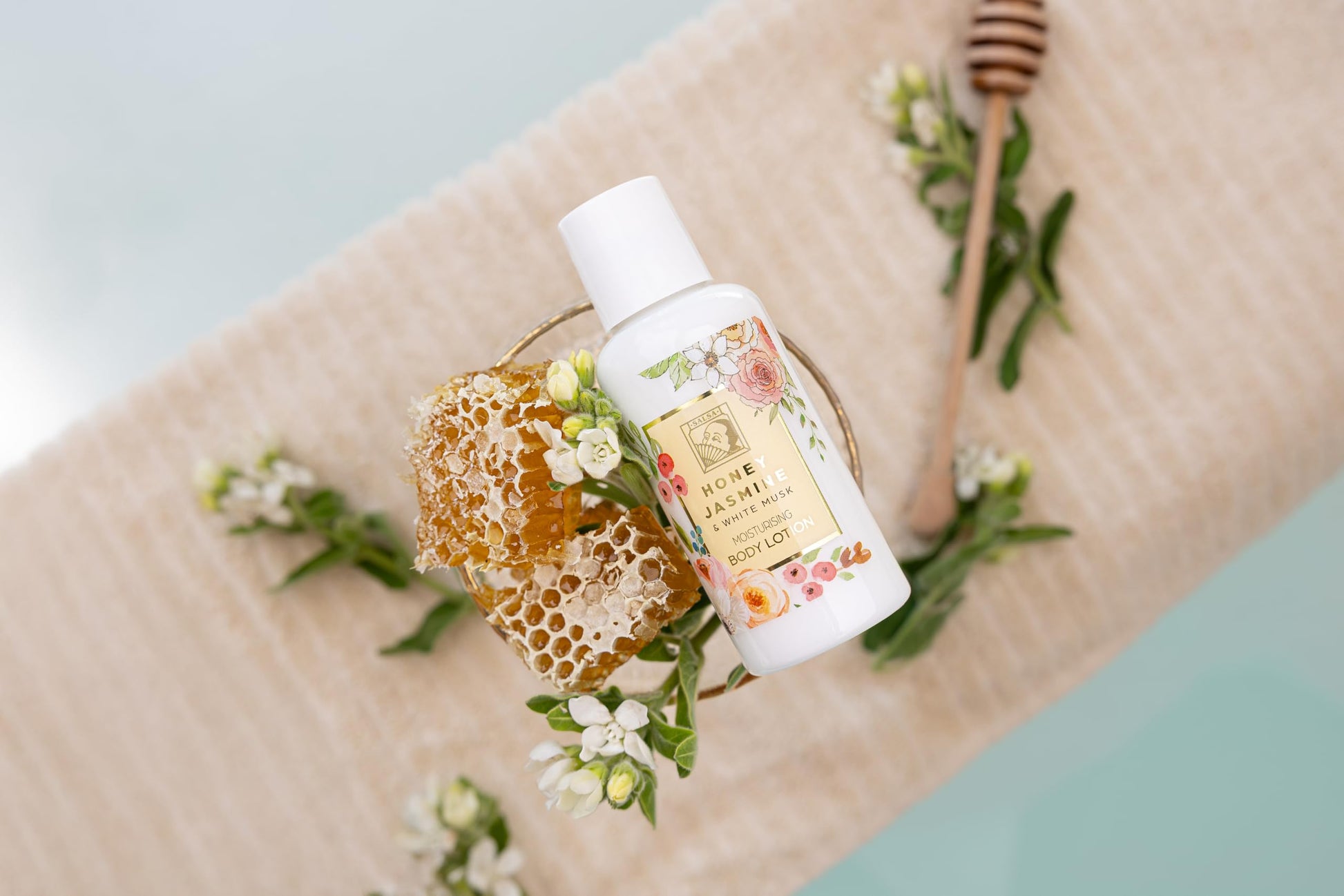 Accentra Duschset Frauen Geschenkset Honey Jasmine Pflegeset 2-teilig-accentra