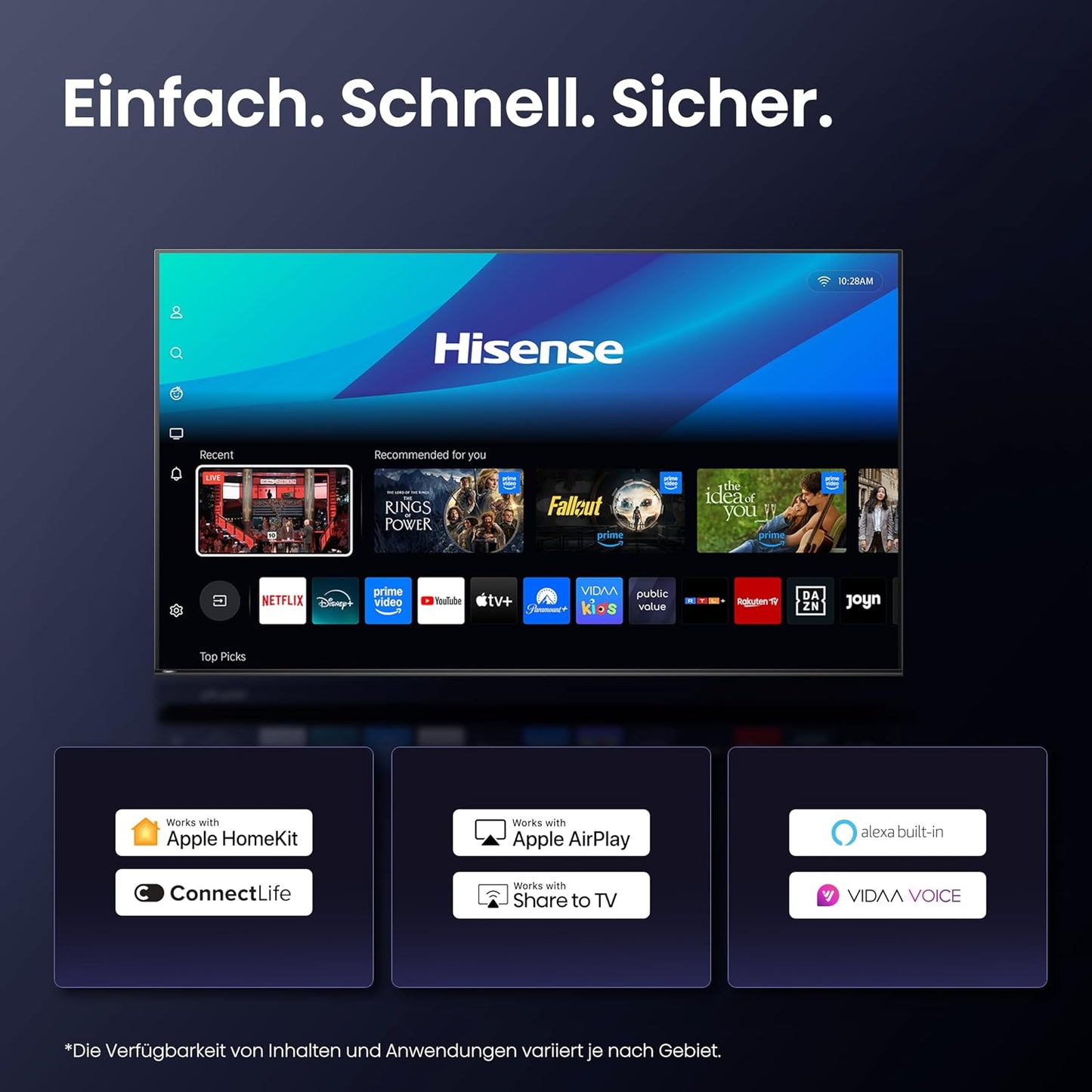 Hisense 43E7Q 4K QLED Smart TV – Kino-Erlebnis zum Top-Preis