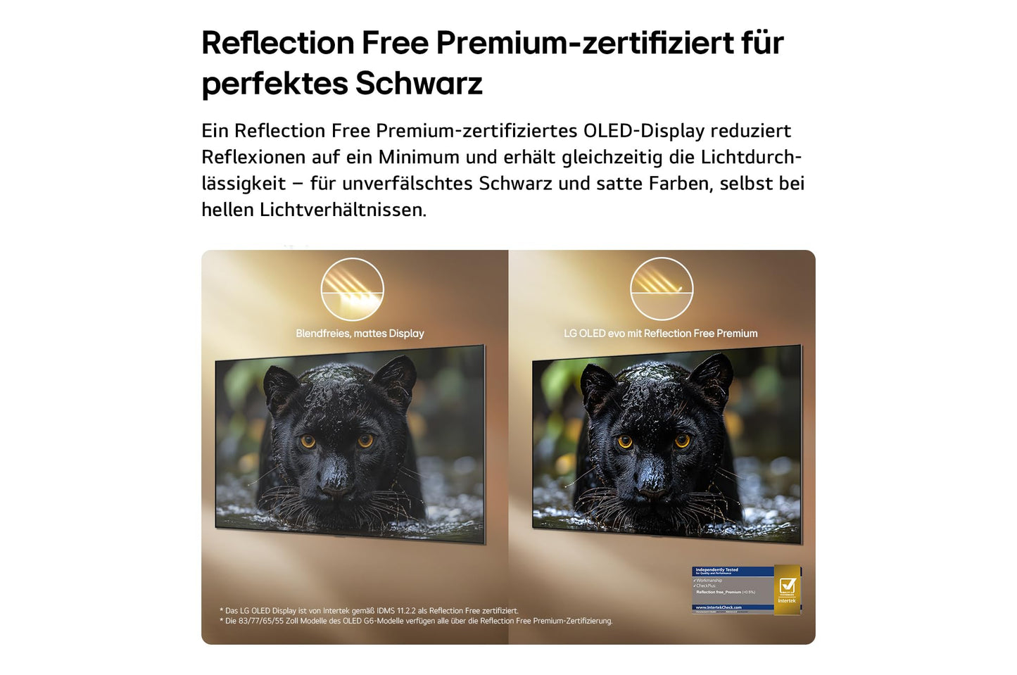 LG OLED65G67LW TV 65 Zoll (165 cm) 4K OLED evo AI TV (α11 Gen3 4K AI Prozessor, webOS 26, 120Hz (VRR bis zu 165Hz)) [Modelljahr 2026] [Energieklasse E]