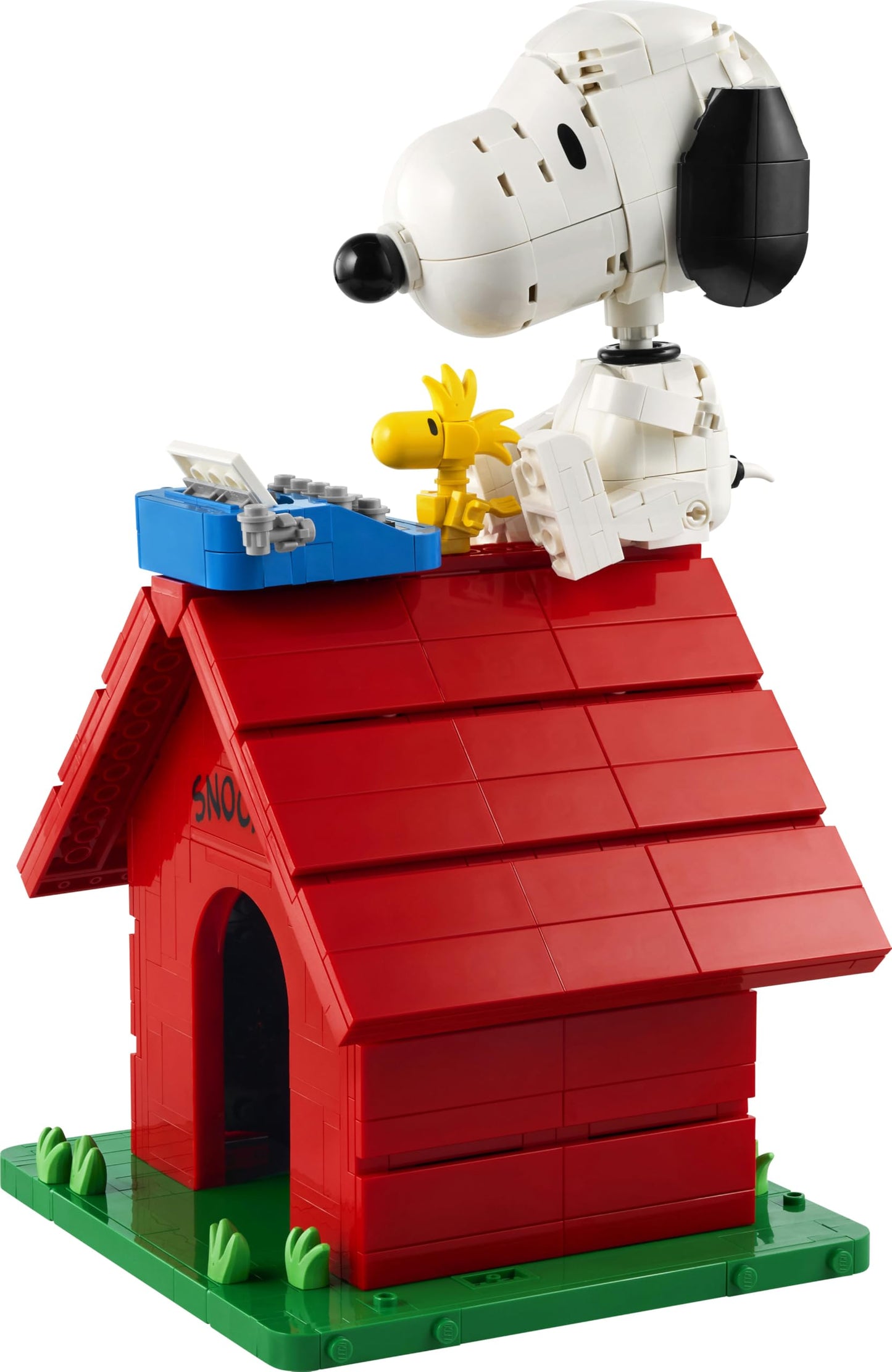 LEGO Ideas Peanuts: Snoopys Hundehütte - Modellbau für Erwachsene Snoopy und Woodstock Figuren - DIY Deko für Schreibtisch oder Regal - Geschenkidee für Fans - 21368