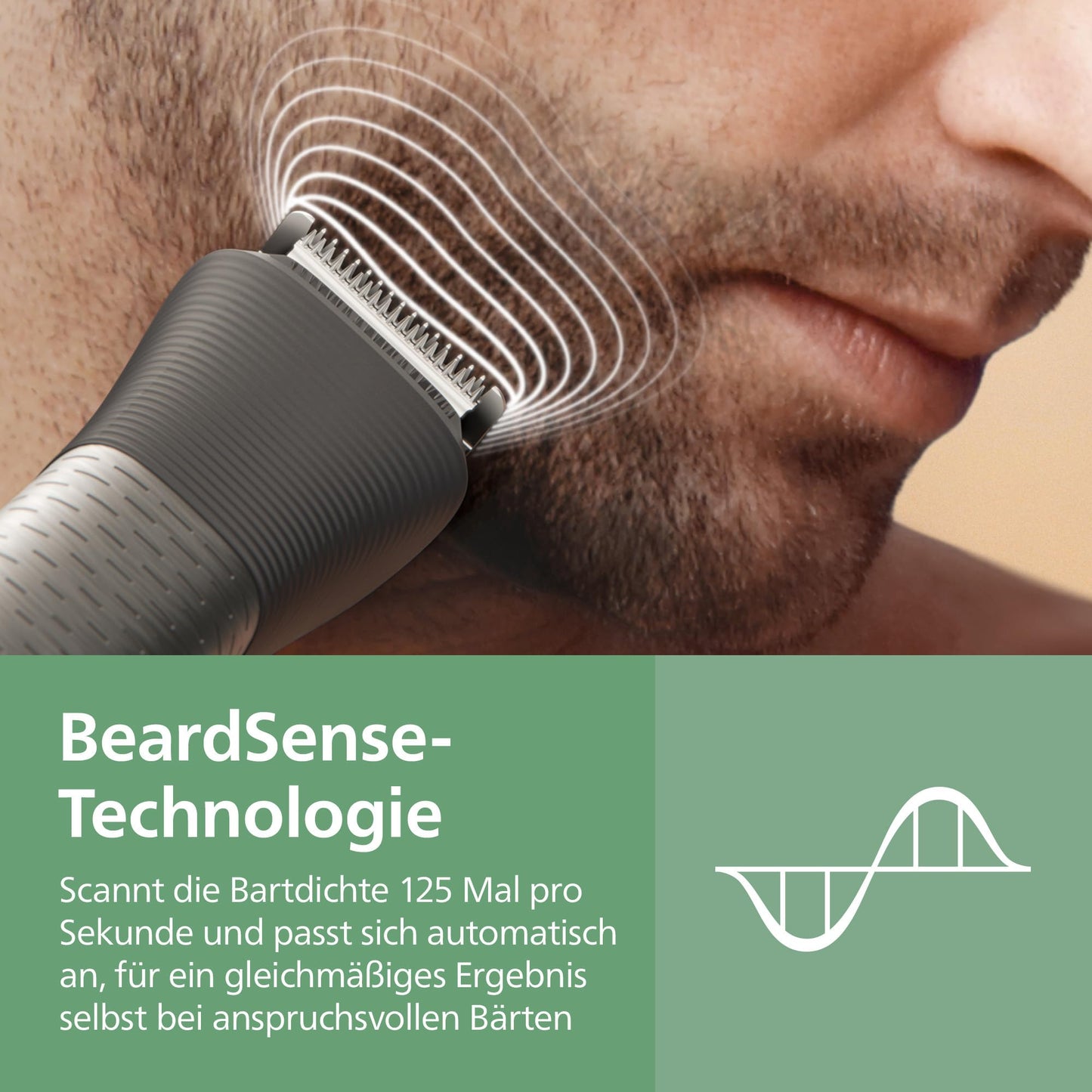 PHILIPS Multigroom Series 7000 All-in-One 17-teiliger Barttrimmer und Haarschneider für Gesicht, Kopf und Körper, selbstschärfende Metallklingen, 26 Längeneinstellungen (0,5-20 mm), Modell MG7961/15
