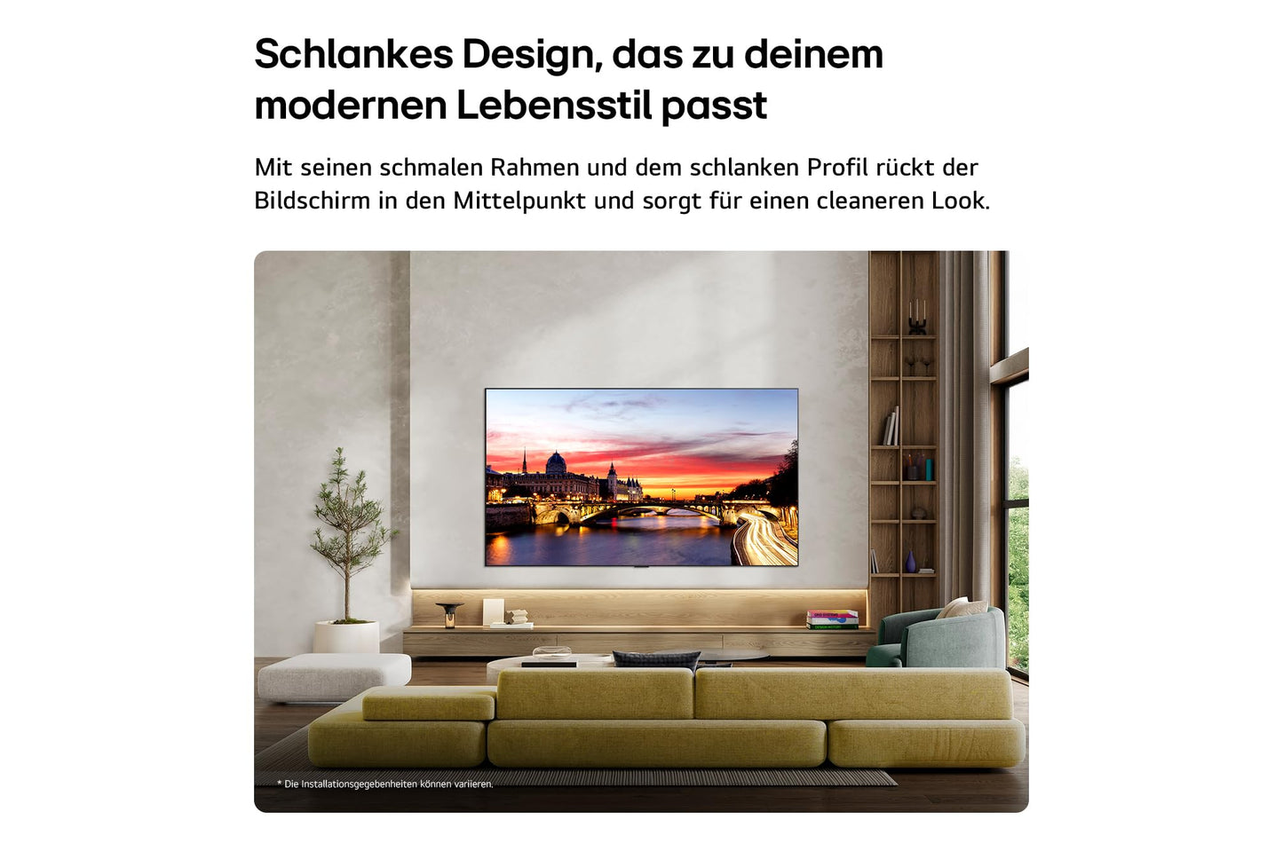 LG OLED65C6ELB TV 65 Zoll (165 cm) 4K OLED evo AI TV (α11 Gen3 4K AI Prozessor, webOS 26, 120Hz (VRR bis zu 165Hz)) [Modelljahr 2026] [Energieklasse F]