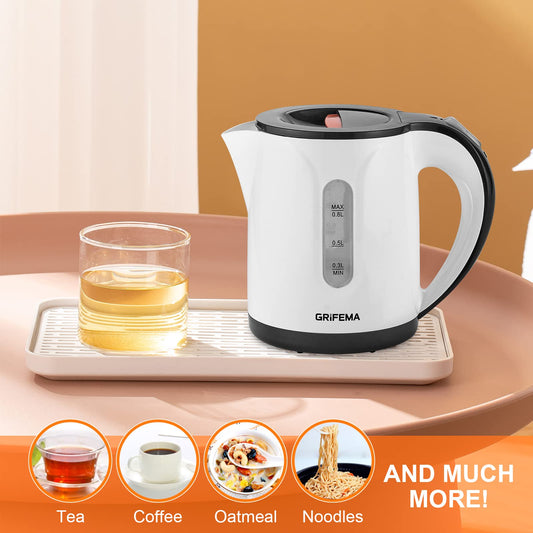 Leiser Wasserkocher 0 8L mit Kalkfilter und automatischer Abschaltung