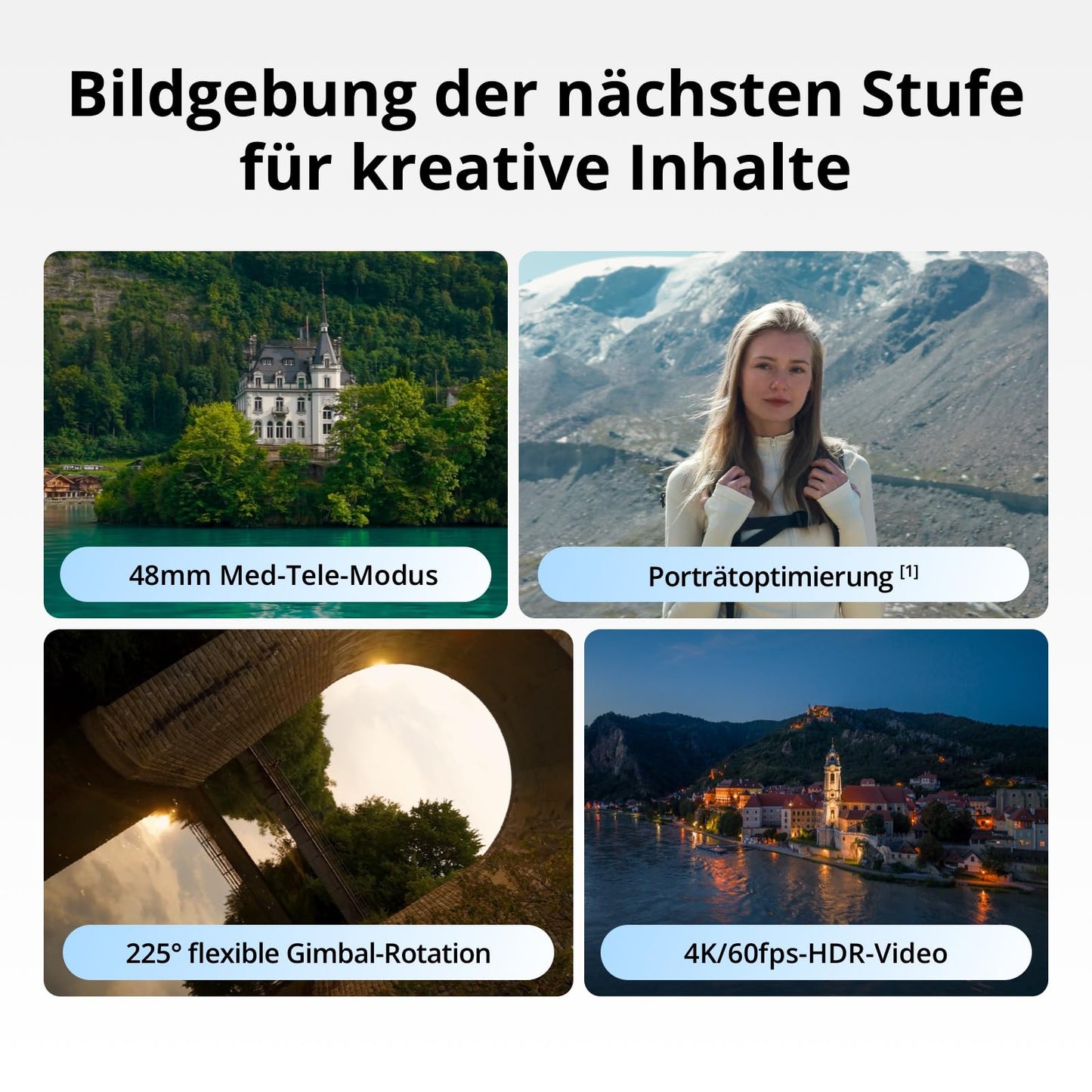 DJI Mini 5 Pro Fly More Combo mit DJI RC 2 und 1 Jahr Care (Automatisch Aktiviert), C0-Zertifiziert, 4K-Drohne für Anfänger, Drohne mit Kamera, 1-Zoll CMOS, Hinderniserkennung, 225°-Gimbal-Rotation