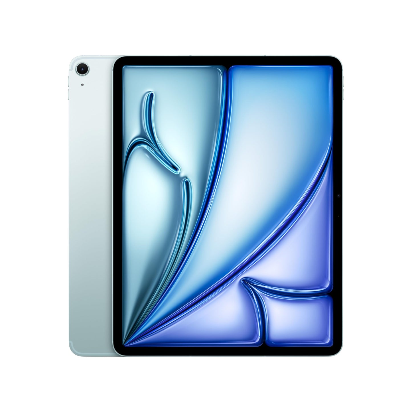 Apple iPad Air 13" mit M3 Chip: Apple Intelligence, Liquid Retina Display, 128 GB, 12 MP Frontkamera/Rückkamera, WLAN 6E + 5G Mobilfunk, Touch ID, Batterie für den ganzen Tag – Blau