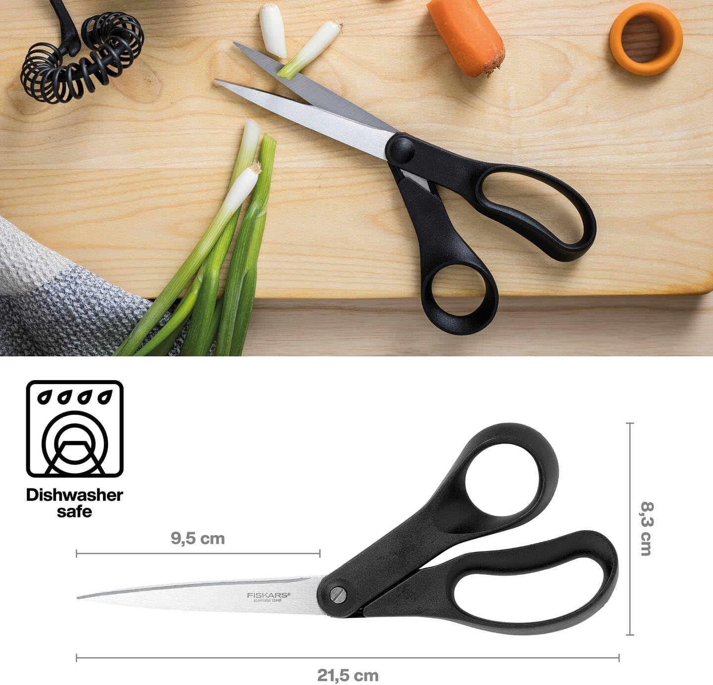 Ergonomische Universalschere mit langlebigen Klingen