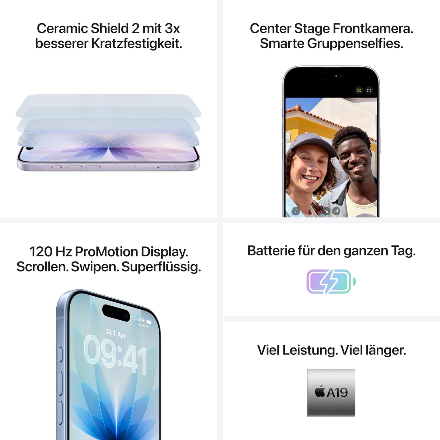 Apple iPhone 17 256GB – 6,3" ProMotion Display & A19 Chip