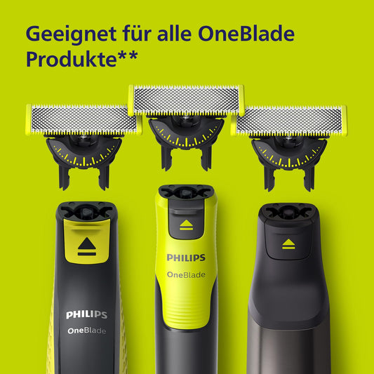 Philips OneBlade Original 360-Klingen, passend für alle OneBlade und Pro Modelle, original von Philips, 4er-Pack (Modell QP440/50)