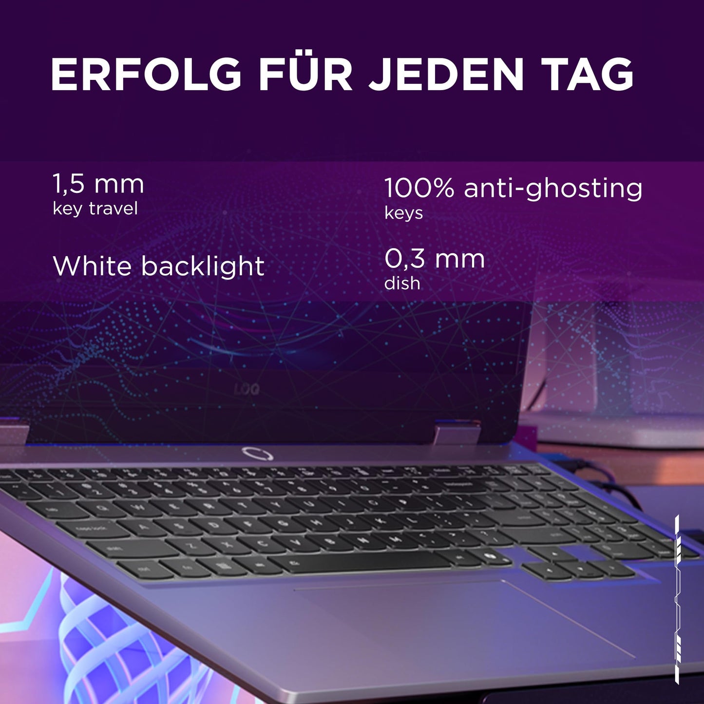 Lenovo LOQ Gaming AI Laptop | 15.6" Full HD 144Hz | NVIDIA GeForce RTX 5060 8GB | AMD Ryzen 7 250 | 16GB RAM | 1TB SSD | Win11 | QWERTZ | Weiss-Beleuchtete Tastatur | Grau | 3 Monate Game Pass