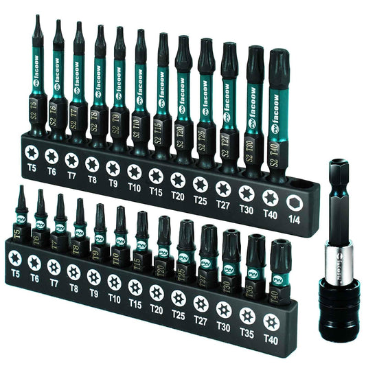 "Präzise & Robuste 26-teilige Torx-Bit-Sammlung für Heimwerker und Profis"