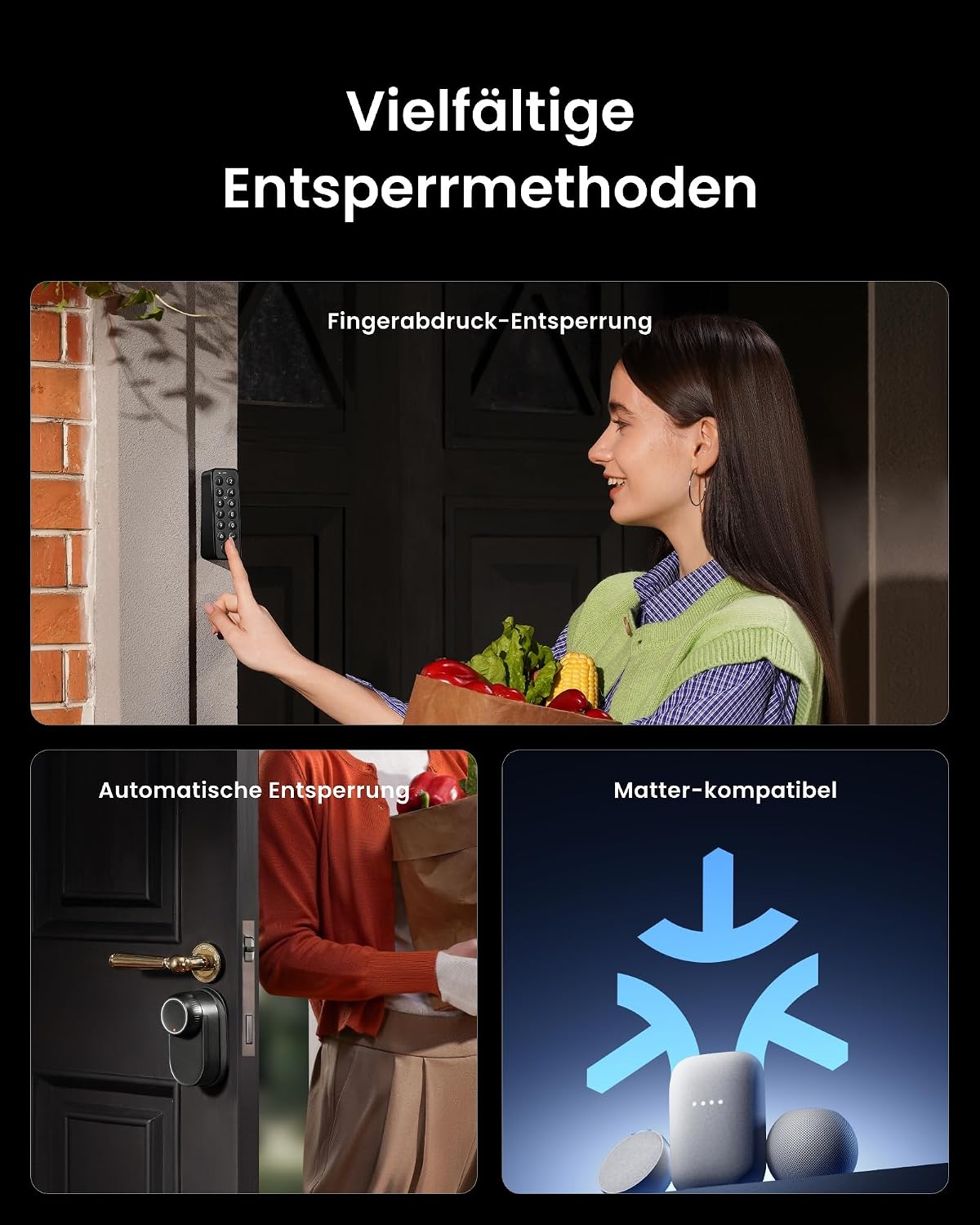 SwitchBot Smart Lock Ultra – Fingerabdruck & App-Steuerung