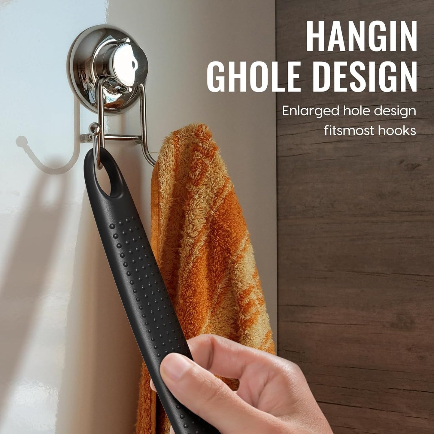 Silikon Rückenschrubber mit langem Griff für sanfte Hautreinigung