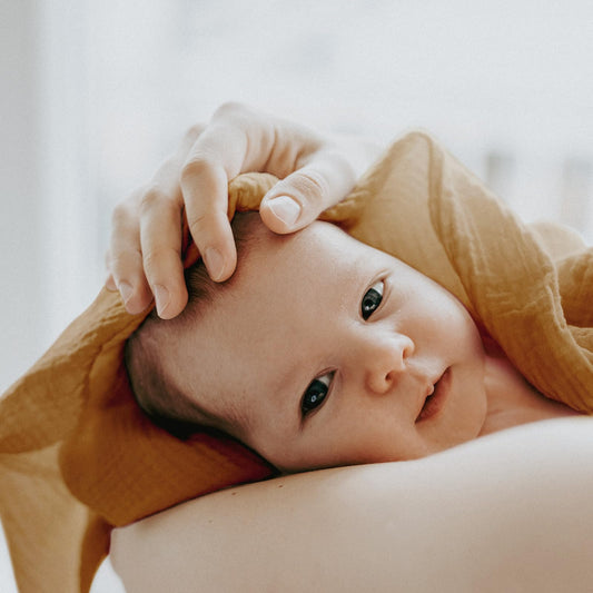 Atmungsaktive Baby Musselin Wickeltücher 5er Pack