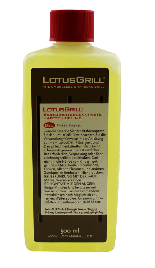 Sichere Brennpaste 500 ml für raucharmen Holzkohlegrill